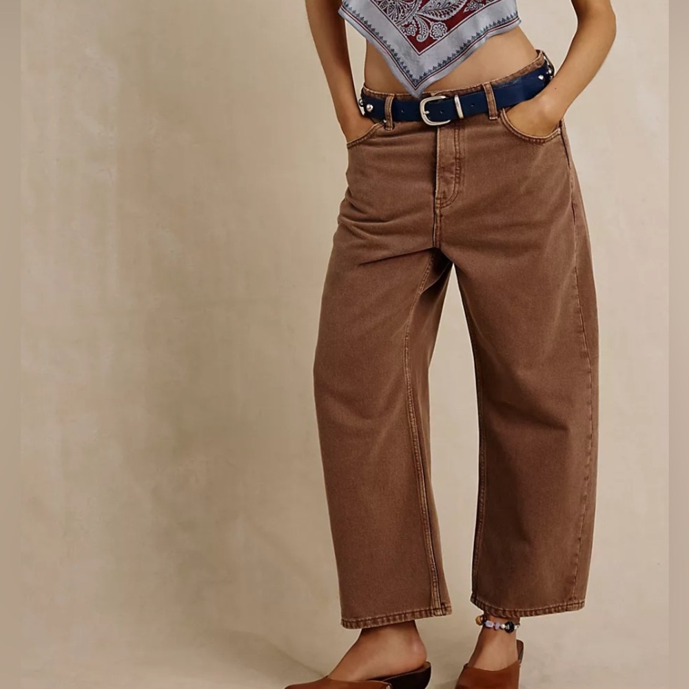 FREE PEOPLE We The Free Deep Trance Dropped Boyfriend Jeans